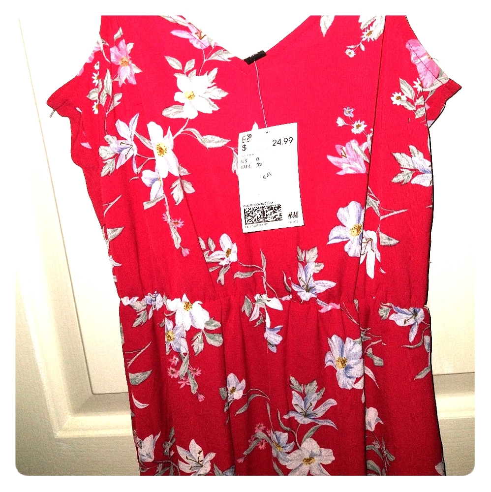 Long, Spaghetti Strap, Sexy Floral Dress